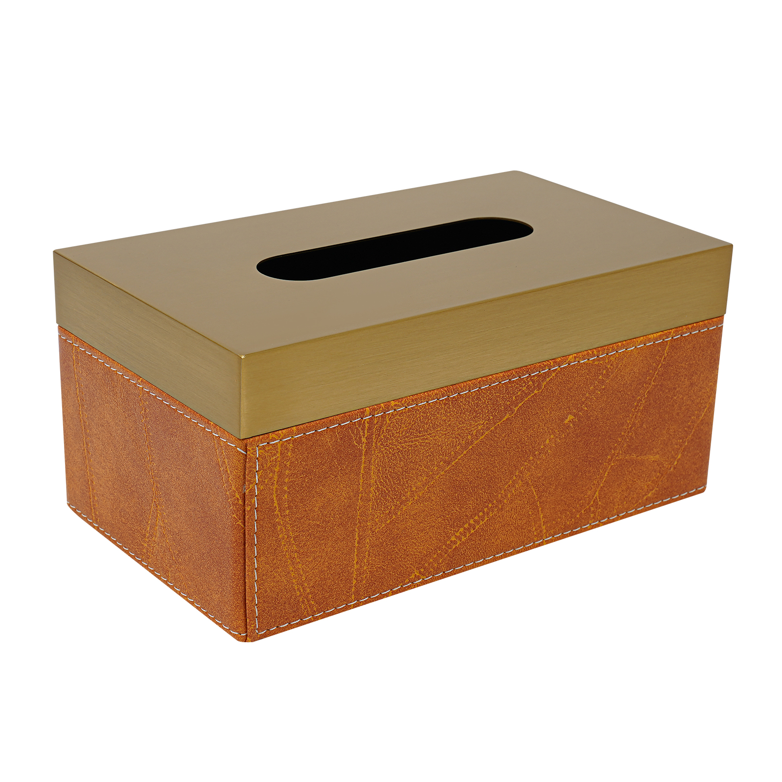 Tissuebox, Kosmetischer Taschentuchspender für Badezimmer, Taschentuchbox aus Metall