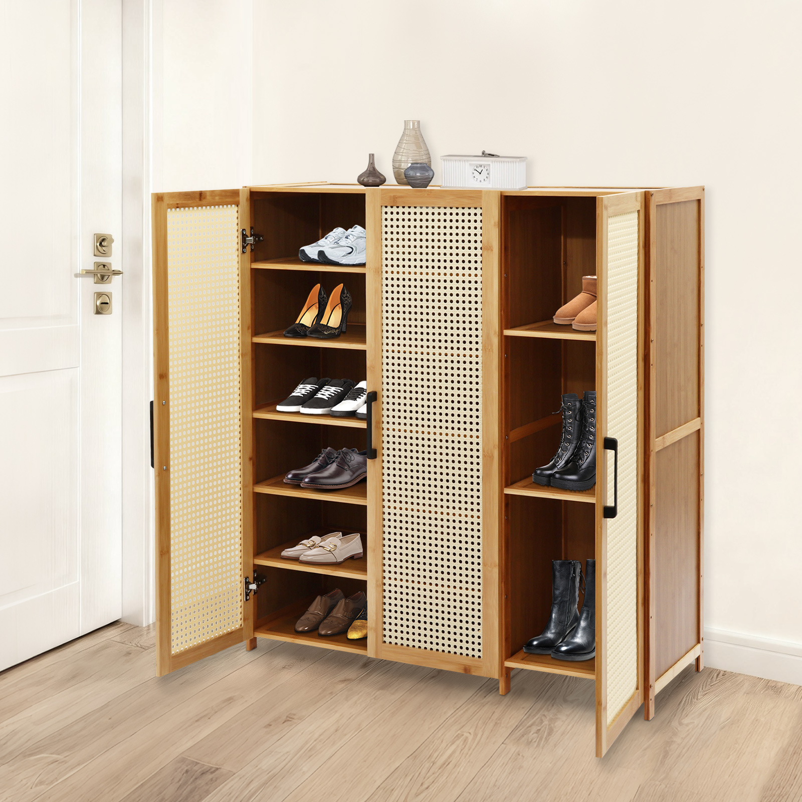 Schuh Aufbewahrungsschrank, Schuh Organizer Schrank, Schuh Schrank mit Türen
