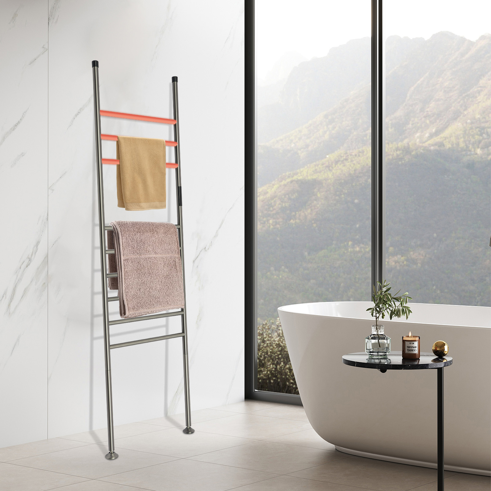 Electric towel warmer, Floor standing electric towel rail, Electric towel dryer Electric towel warmer, Floor standing electric towel rail, Electric towel dryer