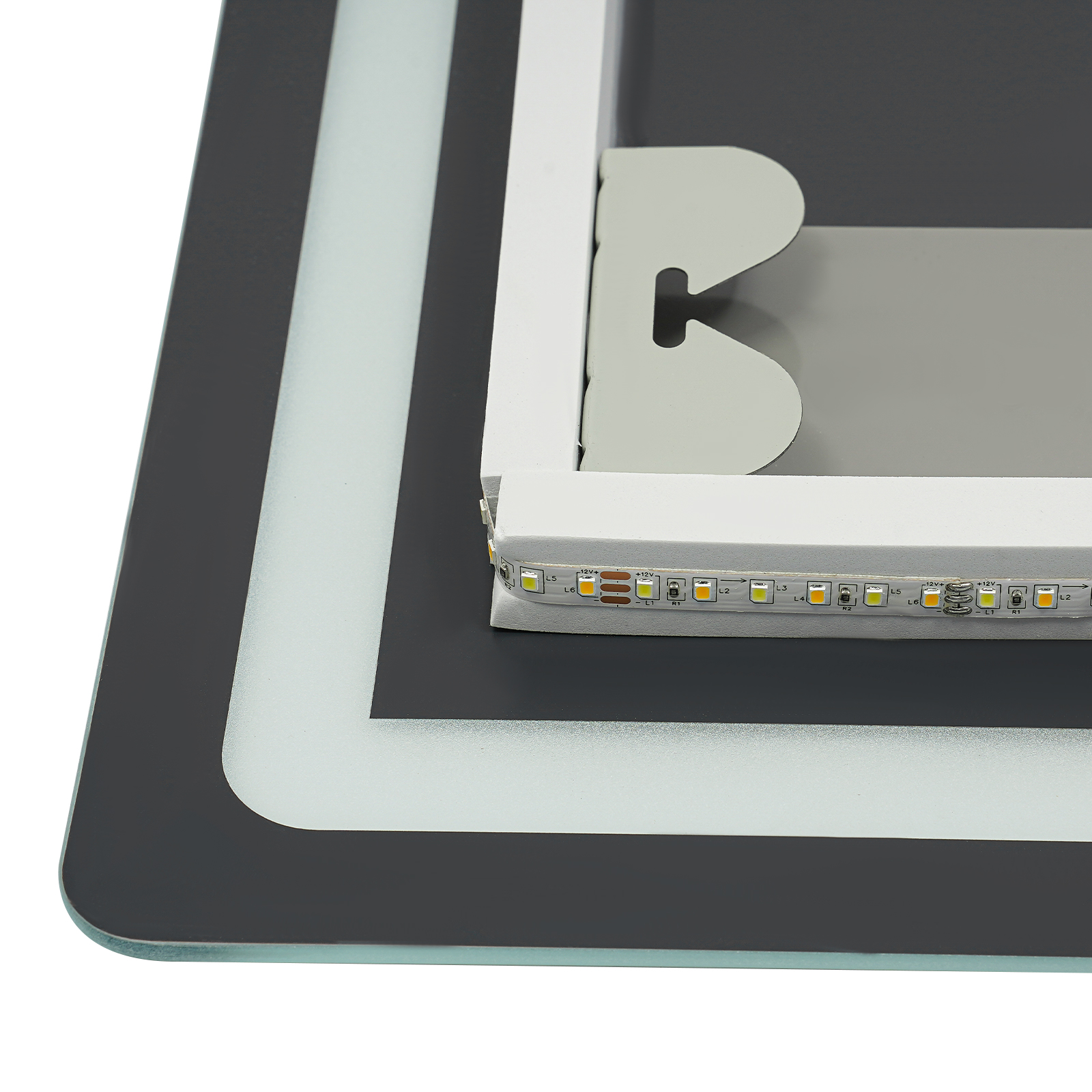 600 x 800 mm LED-Badezimmerspiegel mit Beleuchtung, Badezimmerspiegel mit Lichtbeschlagsdauer, dimmbarer Antibeschlagspiegel 600 x 800 mm LED-Badezimmerspiegel mit Beleuchtung, Badezimmerspiegel mit Lichtbeschlagsdauer, dimmbarer Antibeschlagspiegel