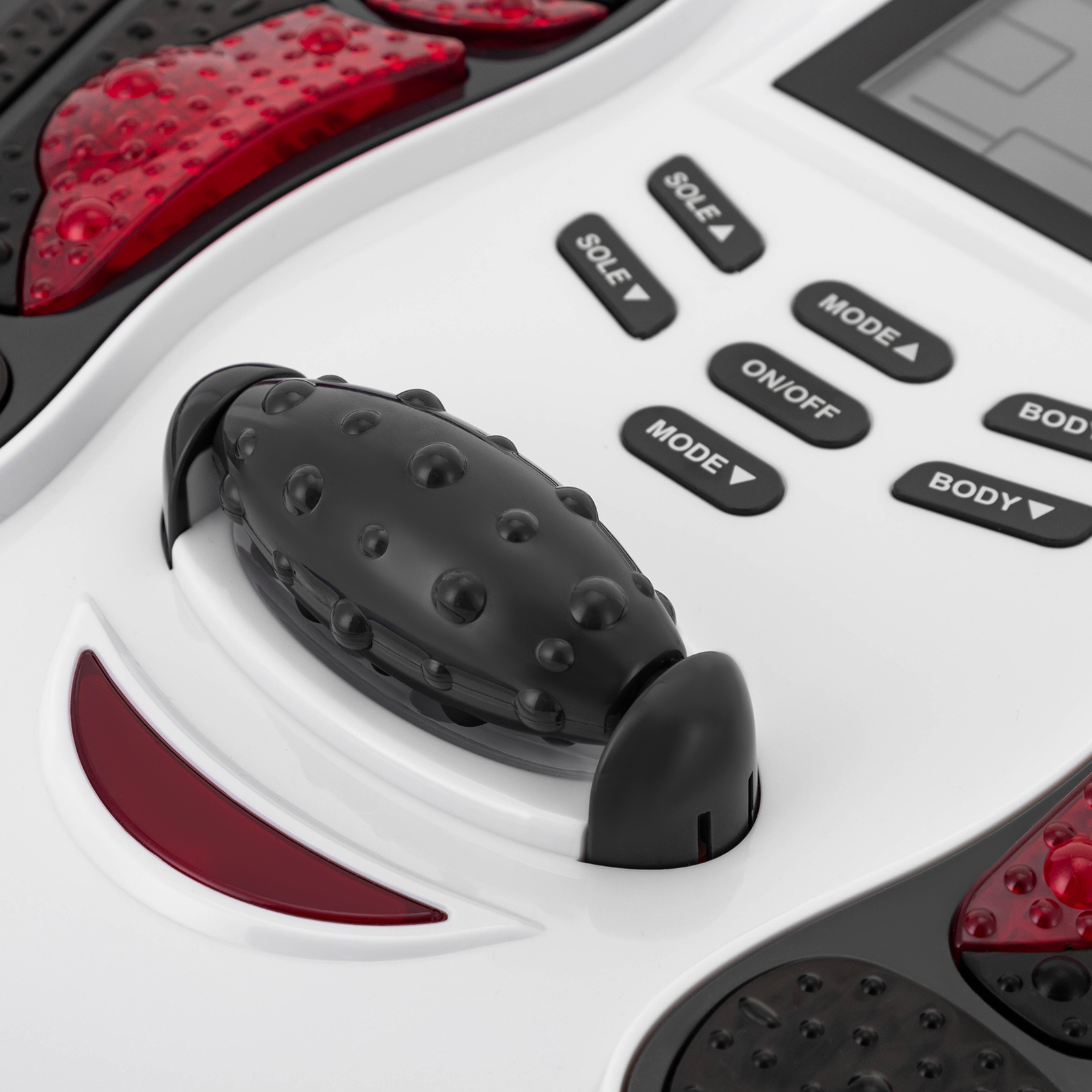 Durchblutungssimulator für die Beine, elektrisches Fußmassagegerät mit Fernbedienung, Fußmassagegerät mit LED