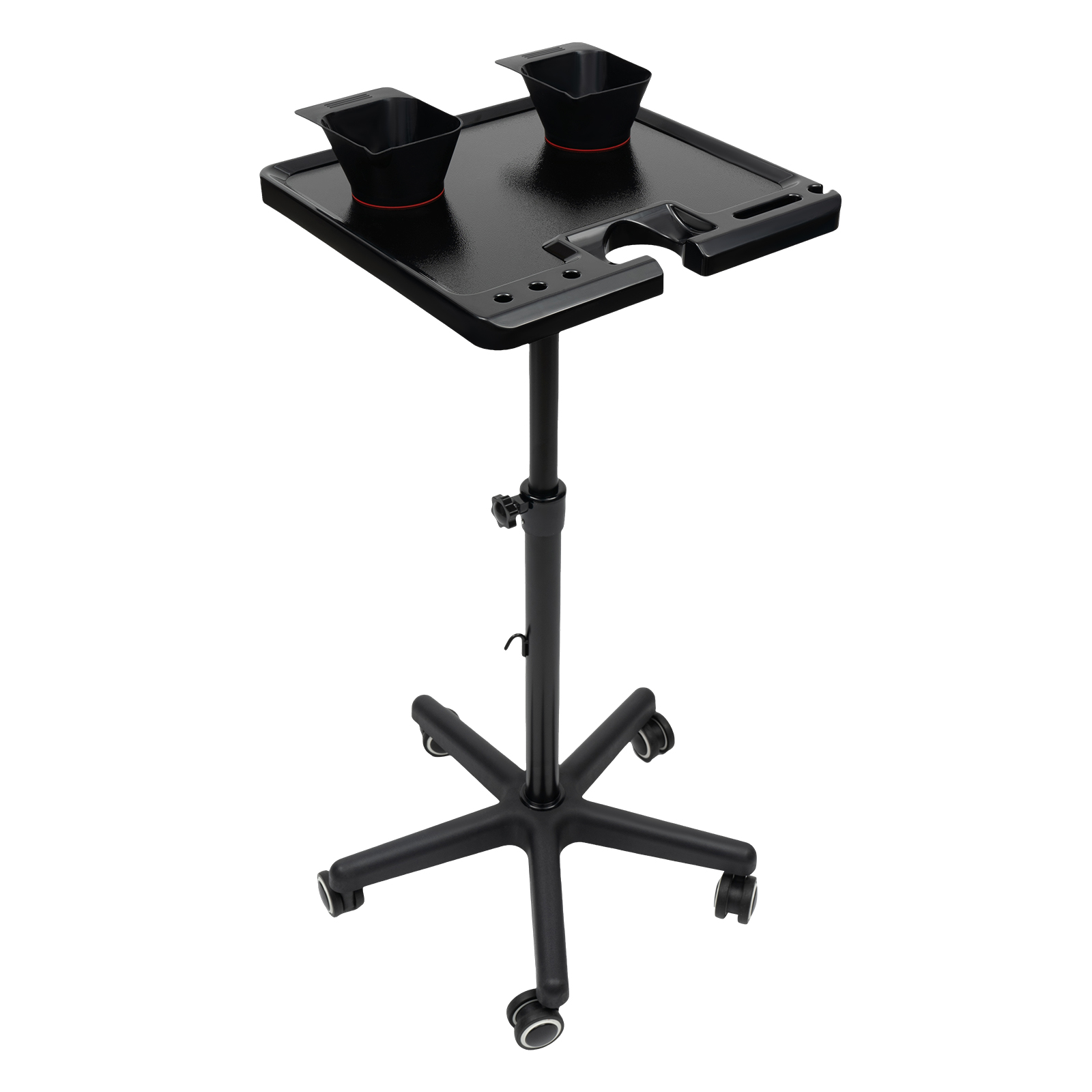 CNCEST Salon Tablett auf Rädern Haar Stylist Instrument Tablett Salon Tablett Cart
