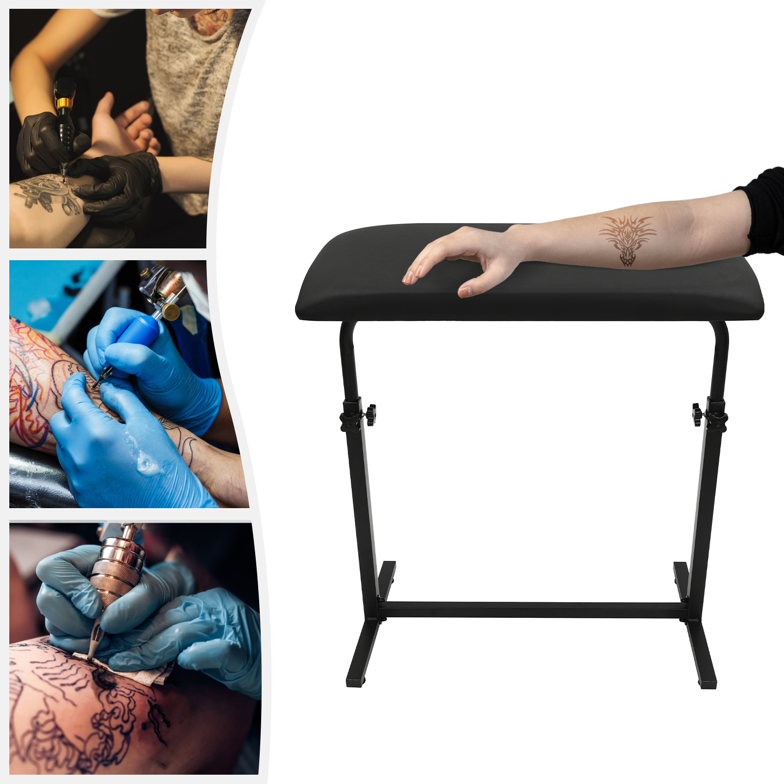 Armlehnenständer, Armlehnenhalterung, Armlehnenbein-Handgelenkhalter, verwendet in Schönheitssalons, Friseursalons, Heimtextilien, schwarz Armlehnenständer, Armlehnenhalterung, Armlehnenbein-Handgelenkhalter, verwendet in Schönheitssalons, Friseursalons, Heimtextilien, schwarz
