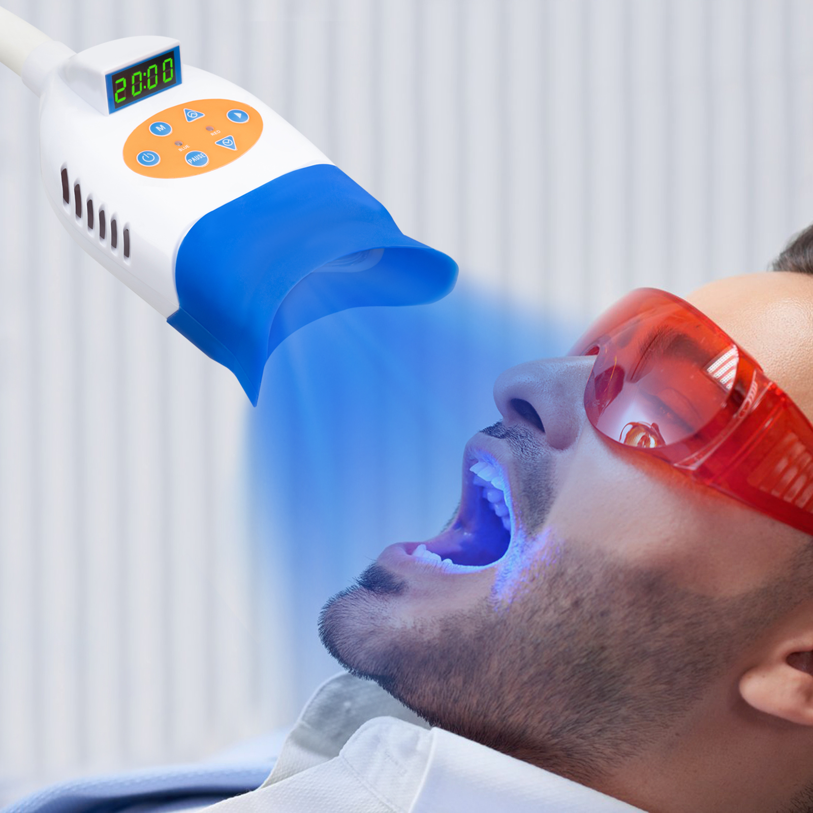 Professionelle Zahnaufhellungsmaschine mit LED-Licht, 36W mobile Dentallampe Professionelle Zahnaufhellungsmaschine mit LED-Licht, 36W mobile Dentallampe