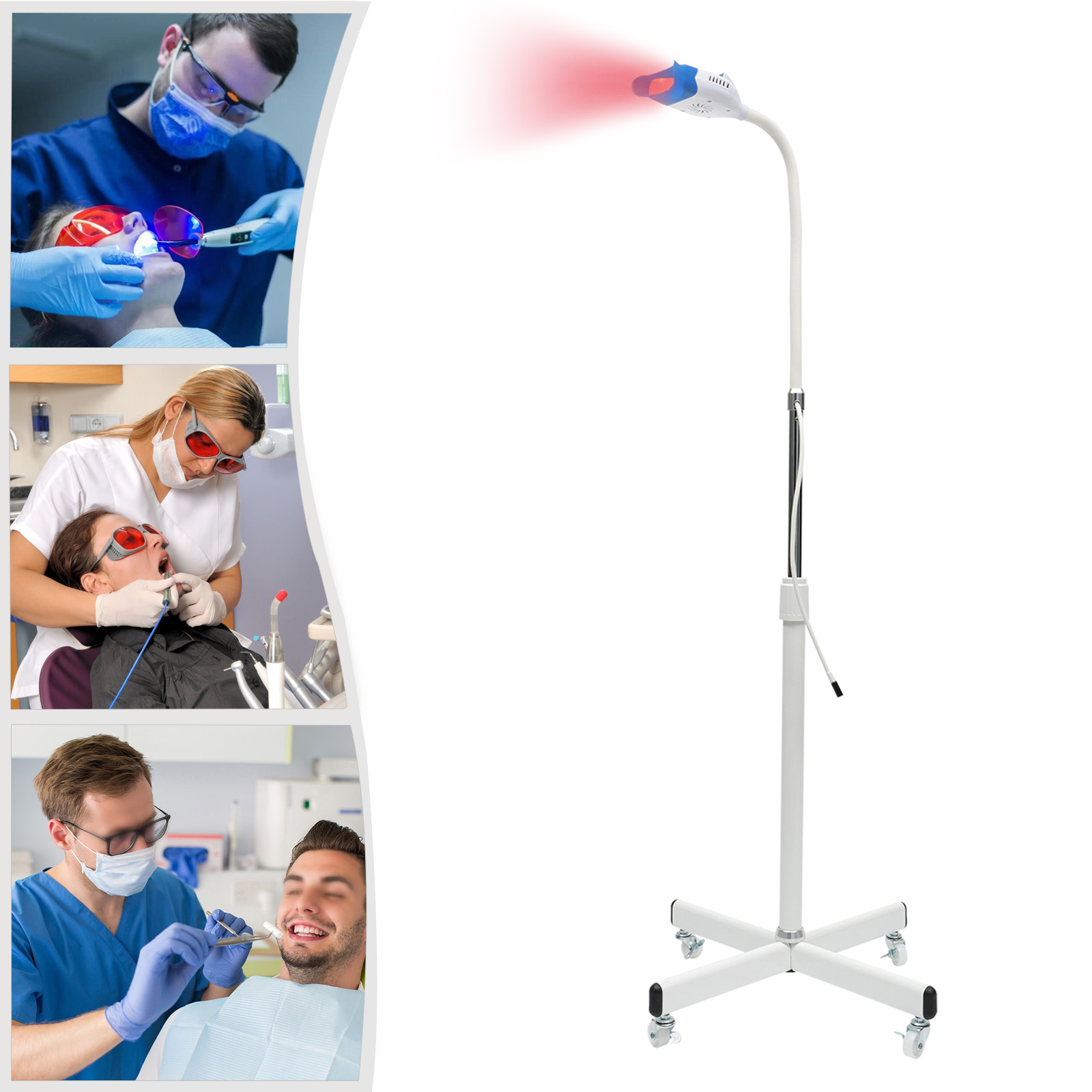 Professionelle Zahnaufhellungsmaschine mit LED-Licht, 36W mobile Dentallampe Professionelle Zahnaufhellungsmaschine mit LED-Licht, 36W mobile Dentallampe