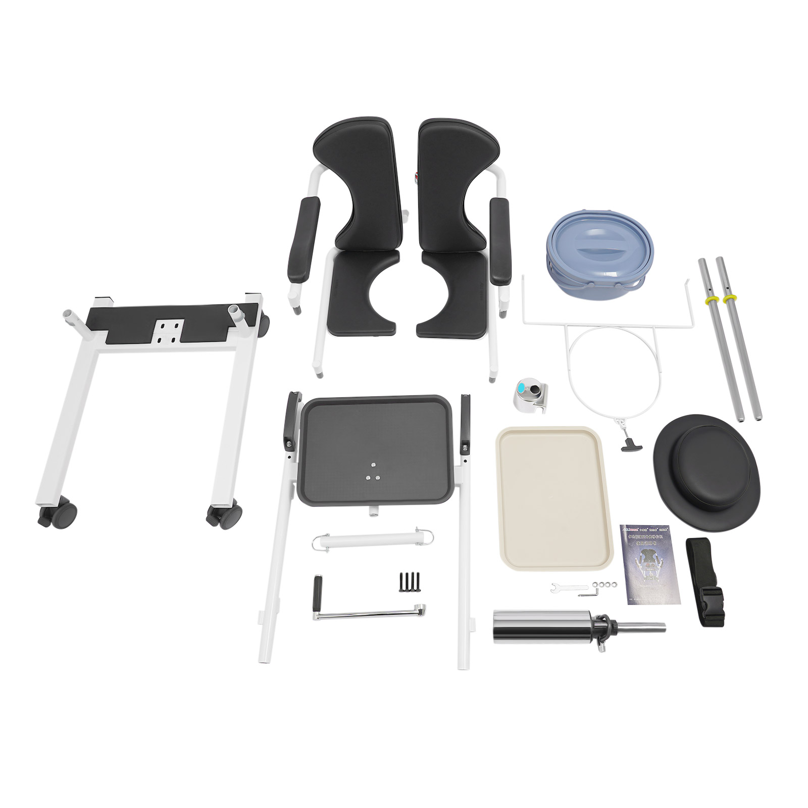 Fauteuil de transfert releveur, lève-personne hydraulique, fauteuil releveur hydraulique avec tables pour les ménages et les hôpitaux