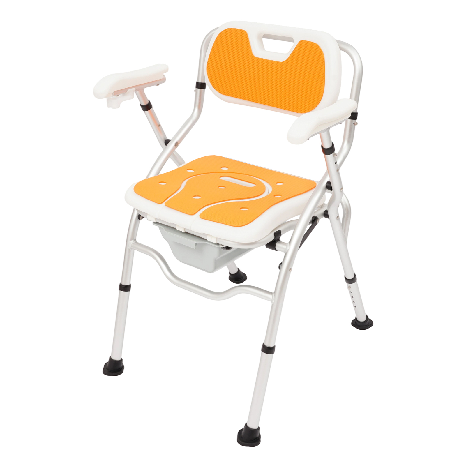 Sedia da doccia regolabile in altezza per anziani, sedia comoda da