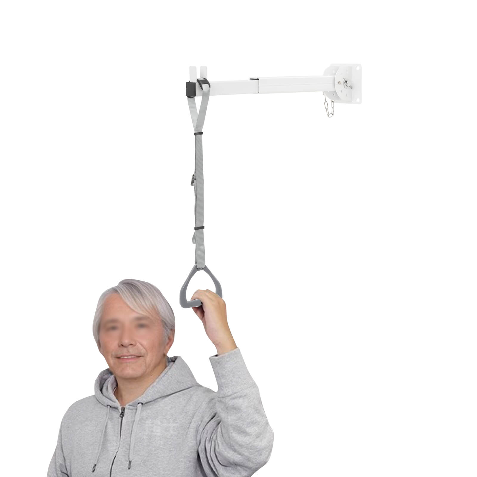 Trapezstange für Bettmobilität, Betttrapezstange für Senioren, Klimmzughilfe