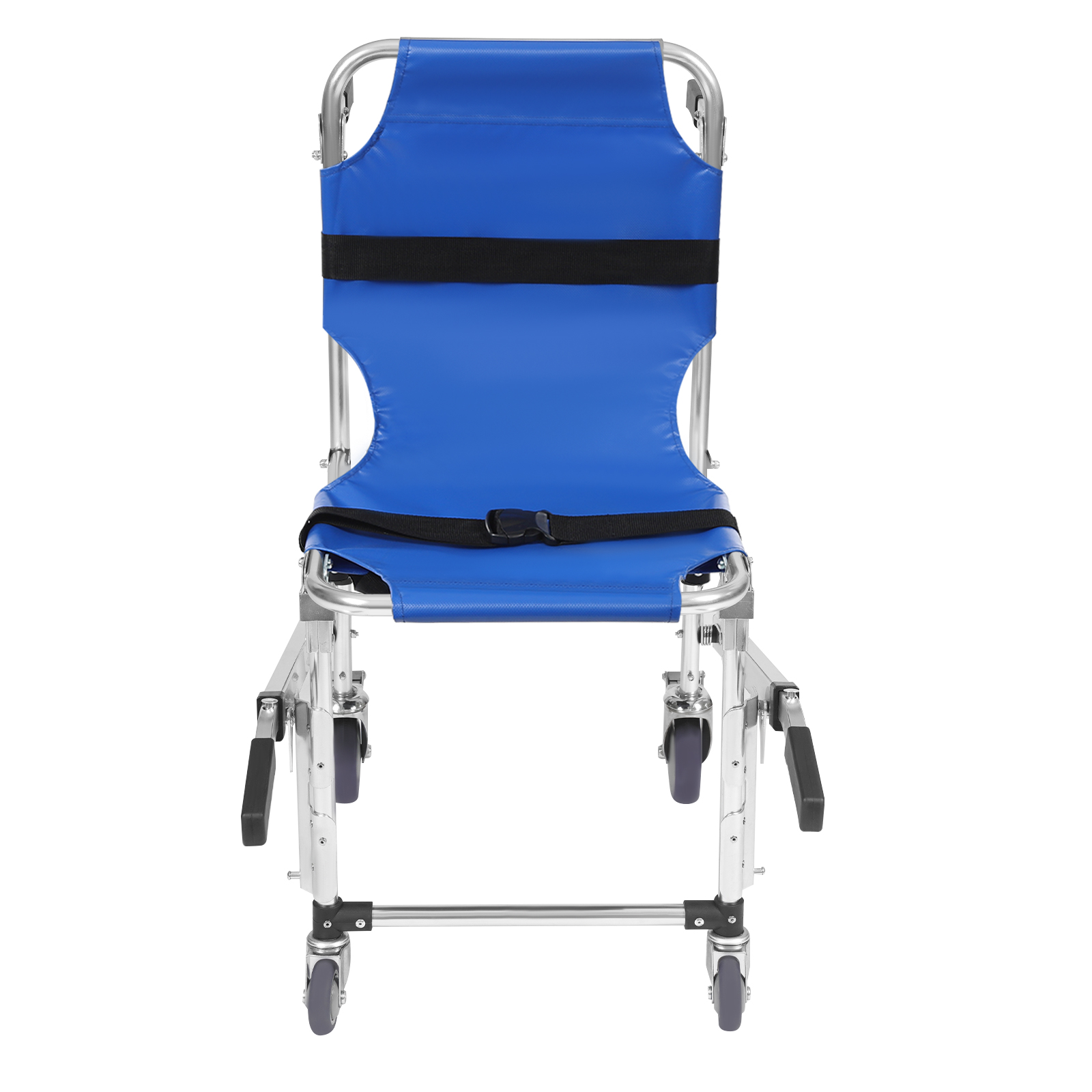 Faltbarer Notfall-Treppenrollstuhl, Treppenrollstuhl, Faltbarer Transport-Treppenrollstuhl – Blau