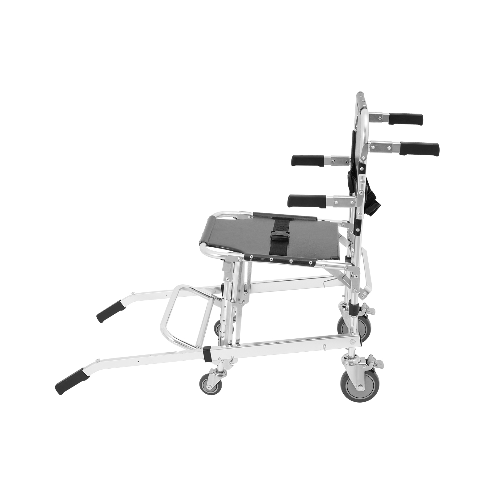 Black Stair Chair, Folding Stair Chair, Evacuation Chair for Firefighters used in Fire Accidents, Schools, Hospitals Black Stair Chair, Folding Stair Chair, Evacuation Chair for Firefighters used in Fire Accidents, Schools, Hospitals