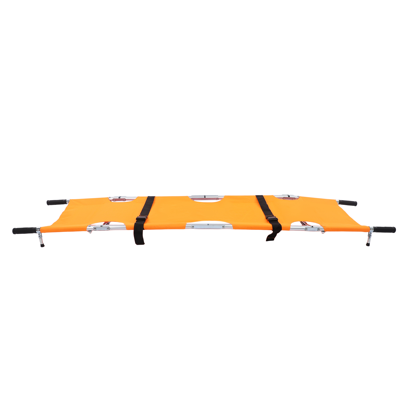 Orange Folding Emergency Rescue Stretcher, Portable Aluminum Alloy ...