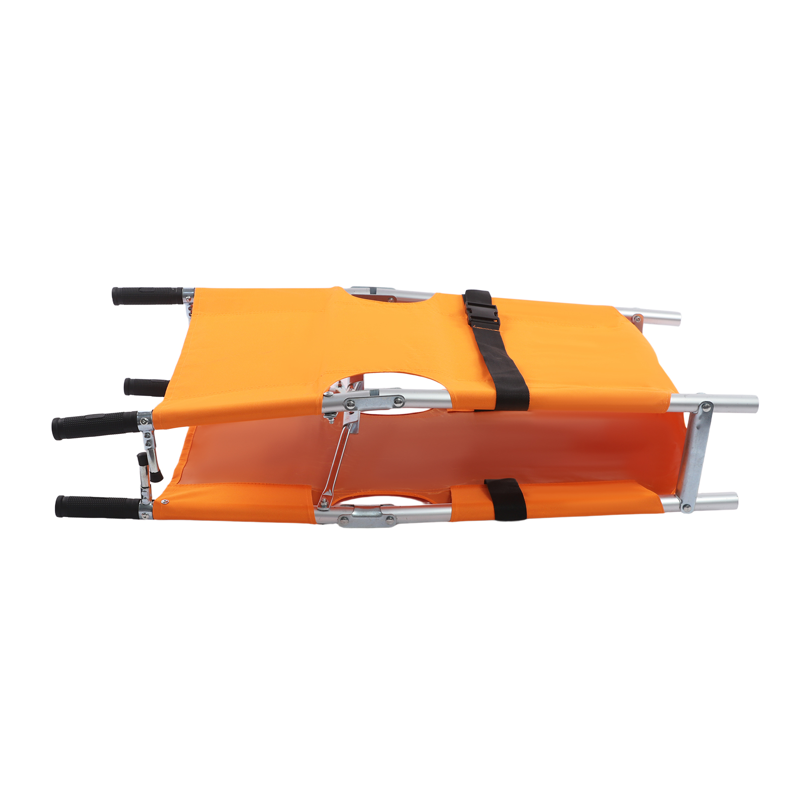 Orange Folding Emergency Rescue Stretcher, Portable Aluminum Alloy ...