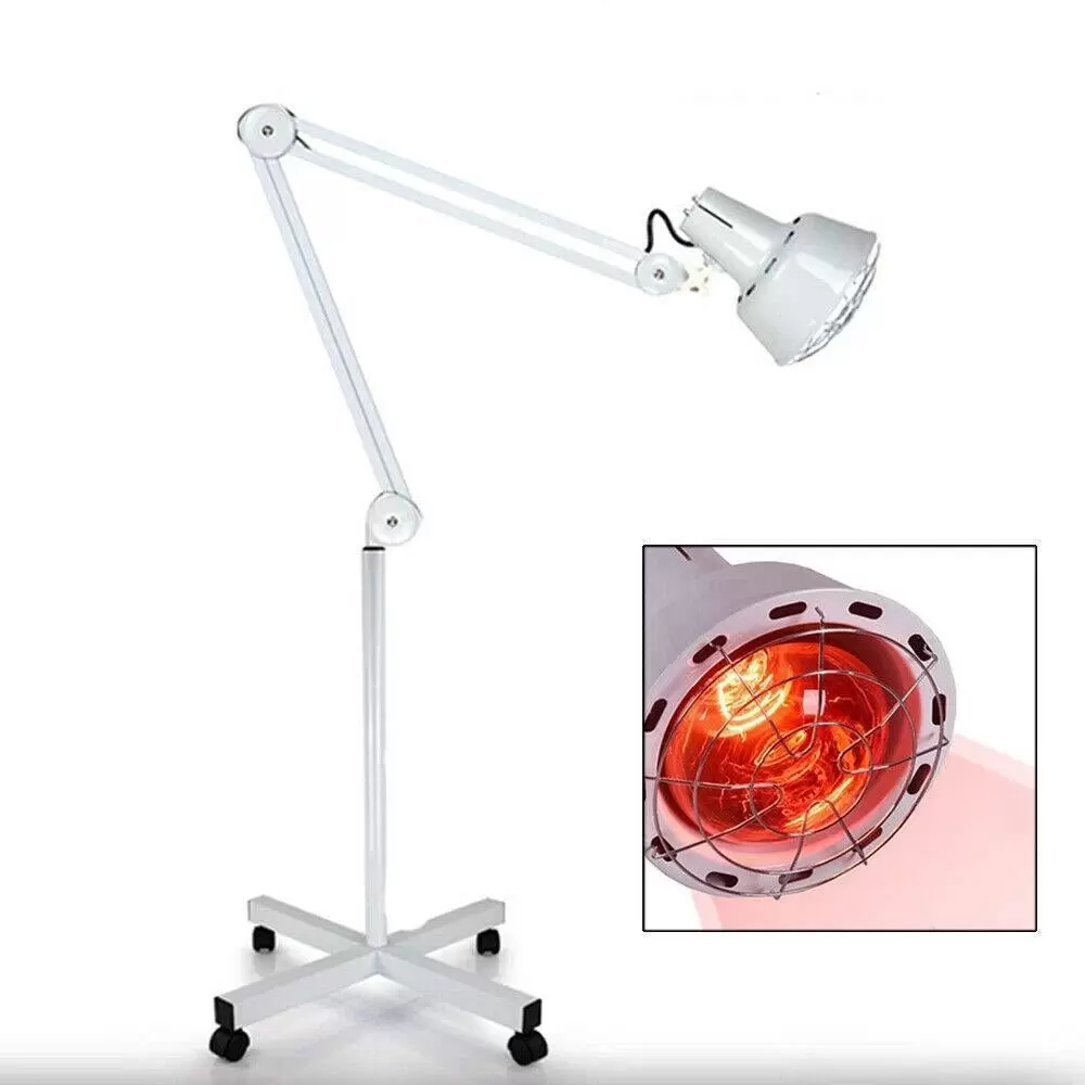 275W Infrarotlampe Wärmelampe Regulierbar Infrarot Wärmetherapielampe Strahler mit Ständer 275W Infrarotlampe Wärmelampe Regulierbar Infrarot Wärmetherapielampe Strahler mit Ständer