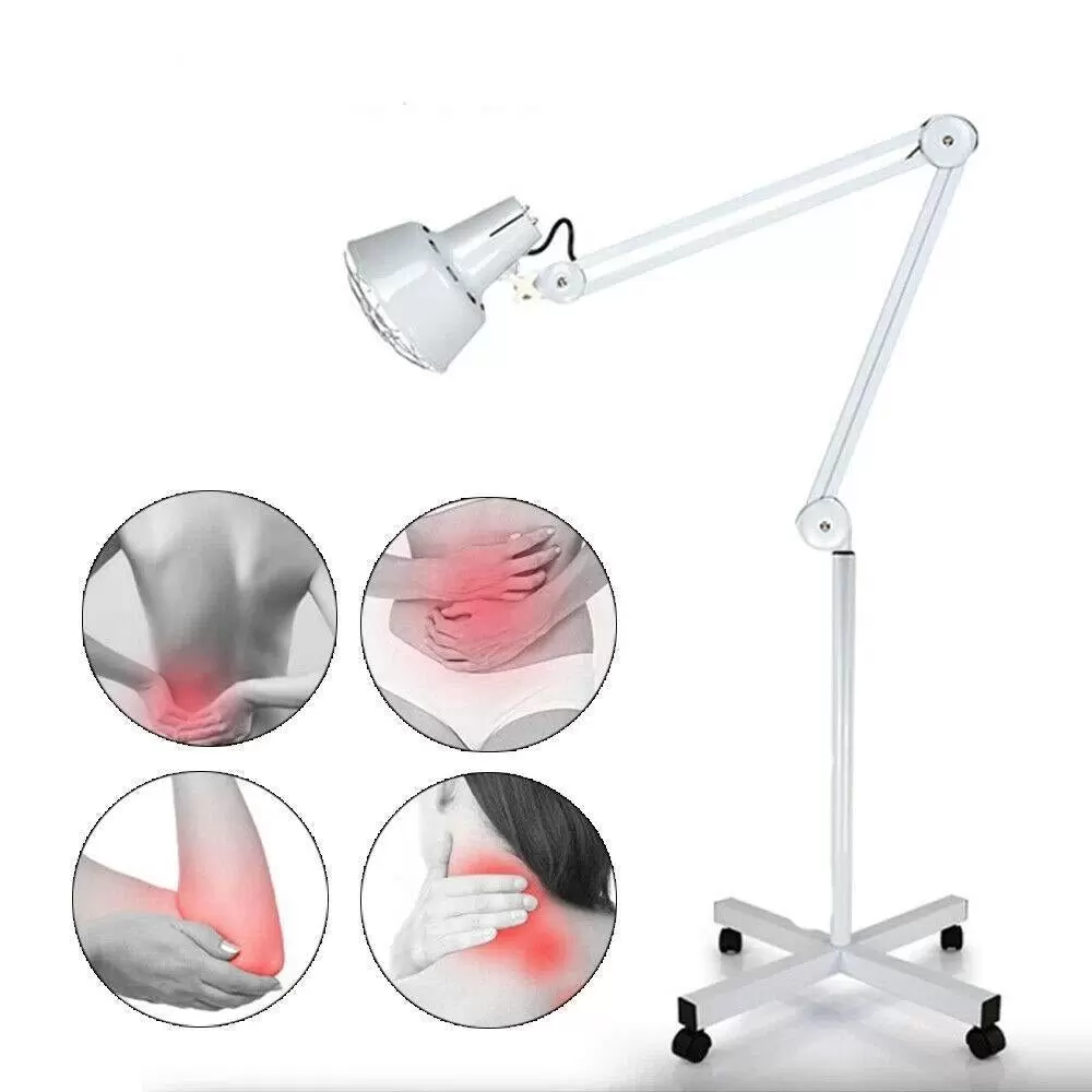 275W Infrarotlampe Wärmelampe Regulierbar Infrarot Wärmetherapielampe Strahler mit Ständer 275W Infrarotlampe Wärmelampe Regulierbar Infrarot Wärmetherapielampe Strahler mit Ständer