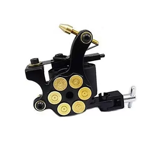 CNCEST Tattoomaschine Tattoo Set 2 Tattoo Maschine 20 Farben Tinten Netzteil Tätowier Gun