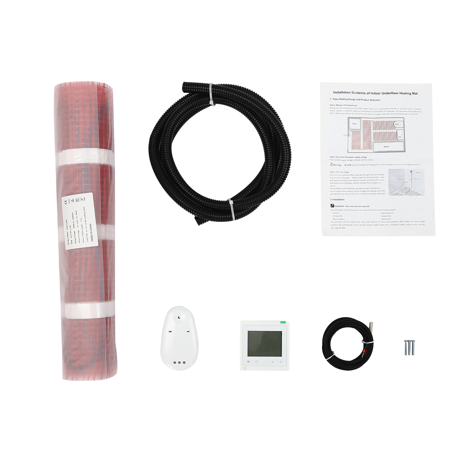 Heizmatten Set Fußbodenheizung Heizmatte Heizmatten Set Fußbodenheizung Heizmatte
