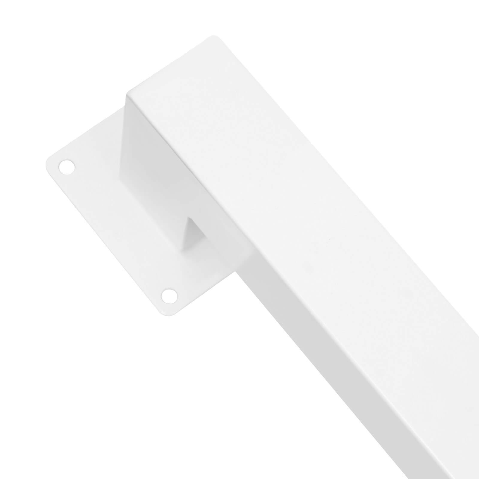 4 stuks witte vierkante trapleuningen, metalen trappaal, decoratieve leuning voor trappen van 90 cm 4 stuks witte vierkante trapleuningen, metalen trappaal, decoratieve leuning voor trappen van 90 cm