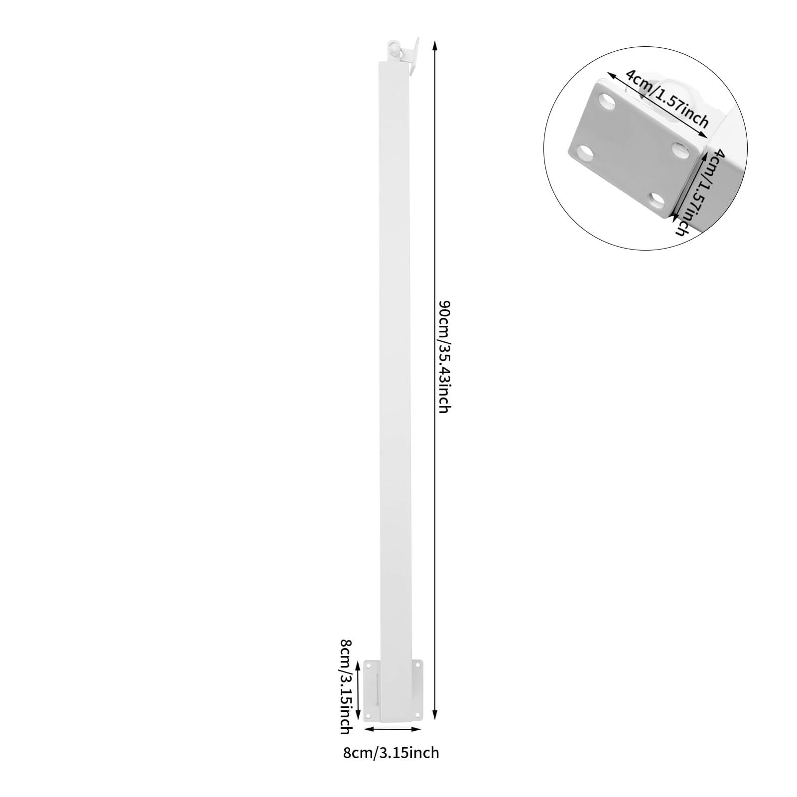 4 stuks witte vierkante trapleuningen, metalen trappaal, decoratieve leuning voor trappen van 90 cm 4 stuks witte vierkante trapleuningen, metalen trappaal, decoratieve leuning voor trappen van 90 cm