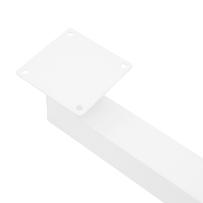 95cm Square Stair Railing Post, Metal Stair Post, 4 Pack, White