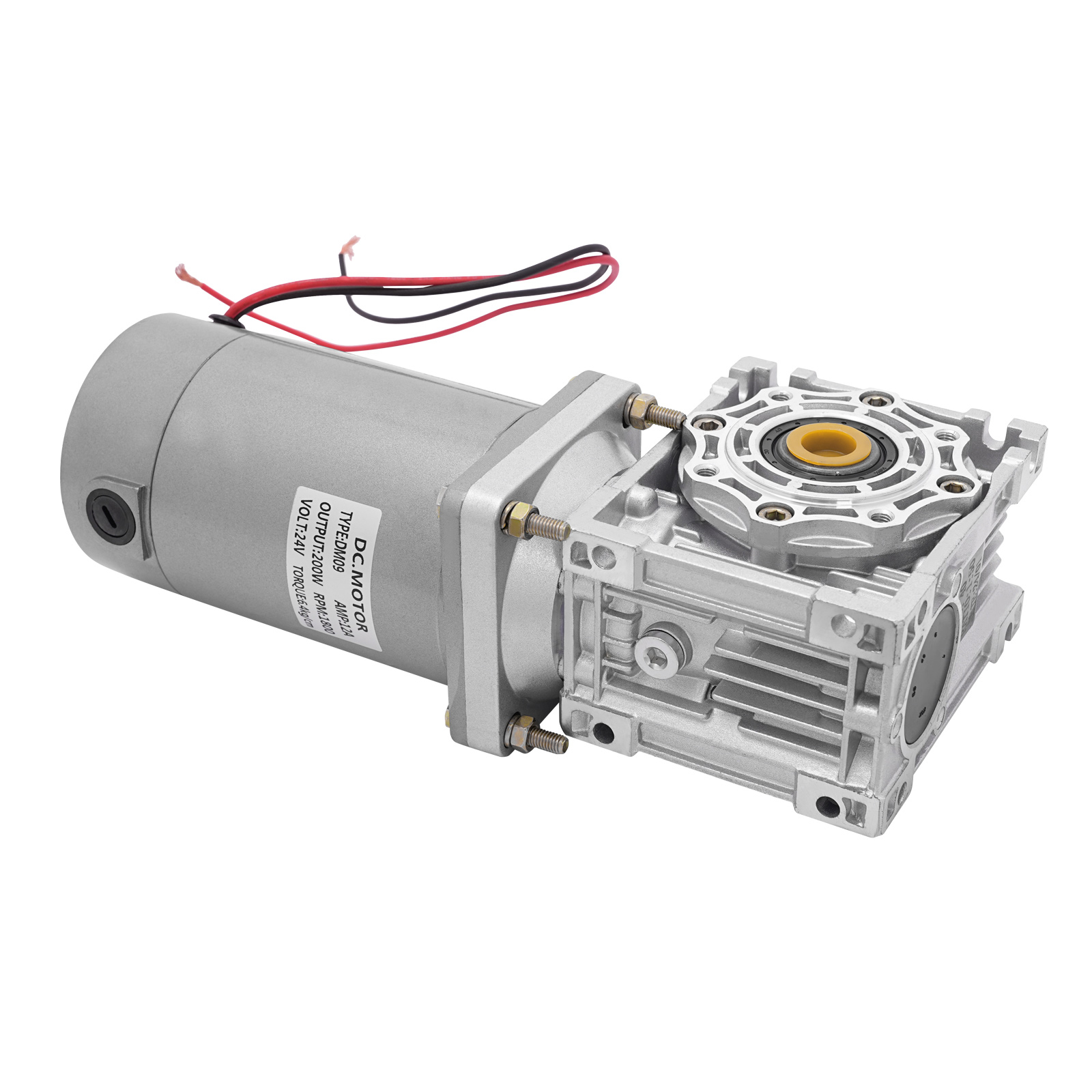 Gleichstrom-Getriebemotor, 24-V-Untersetzungsmotor mit hohem Drehmoment, Schneckengetriebe Gleichstrom-Getriebemotor, 24-V-Untersetzungsmotor mit hohem Drehmoment, Schneckengetriebe