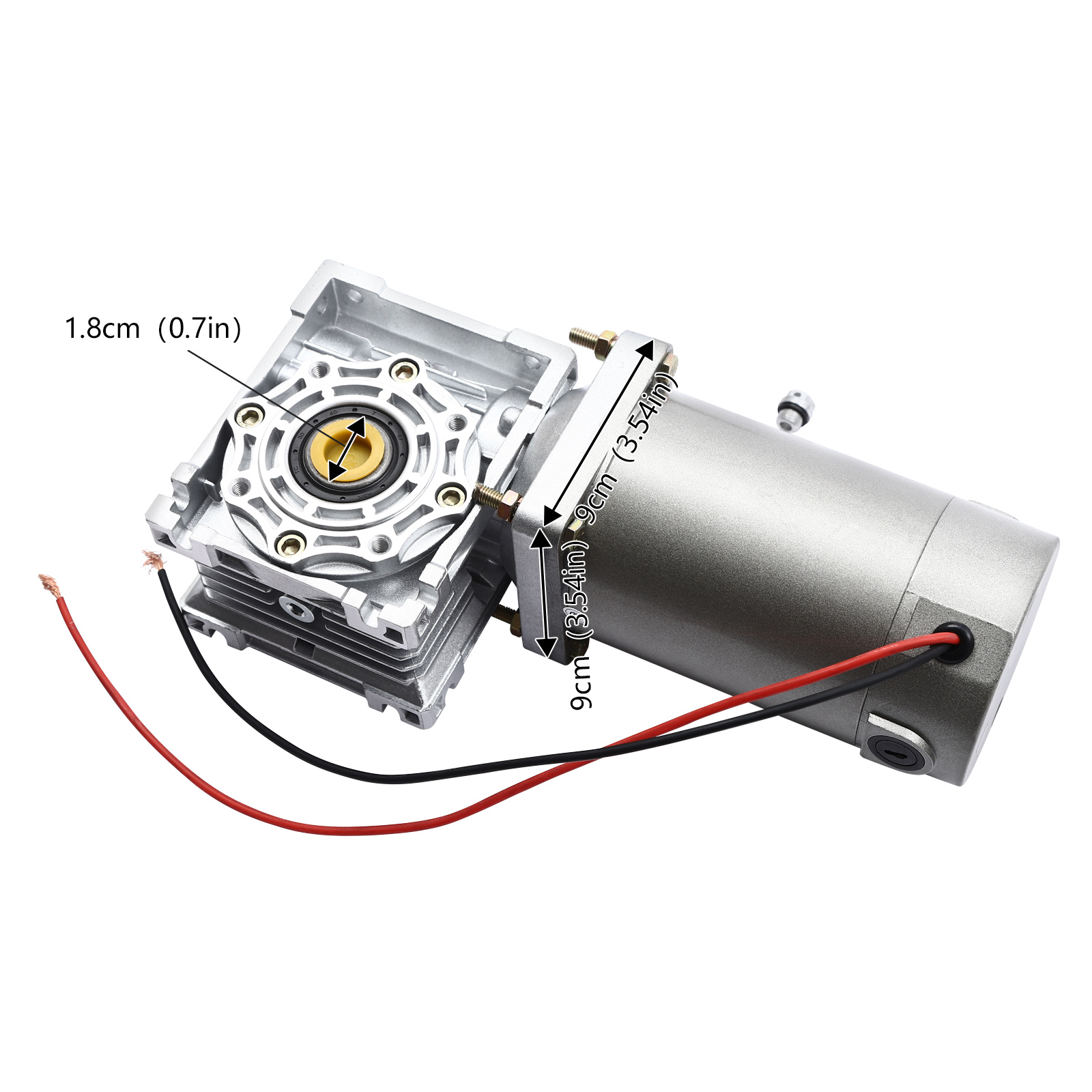 Gleichstrom-Getriebemotor, 12-V-Untersetzungsmotor mit hohem Drehmoment, Schneckengetriebe Gleichstrom-Getriebemotor, 12-V-Untersetzungsmotor mit hohem Drehmoment, Schneckengetriebe