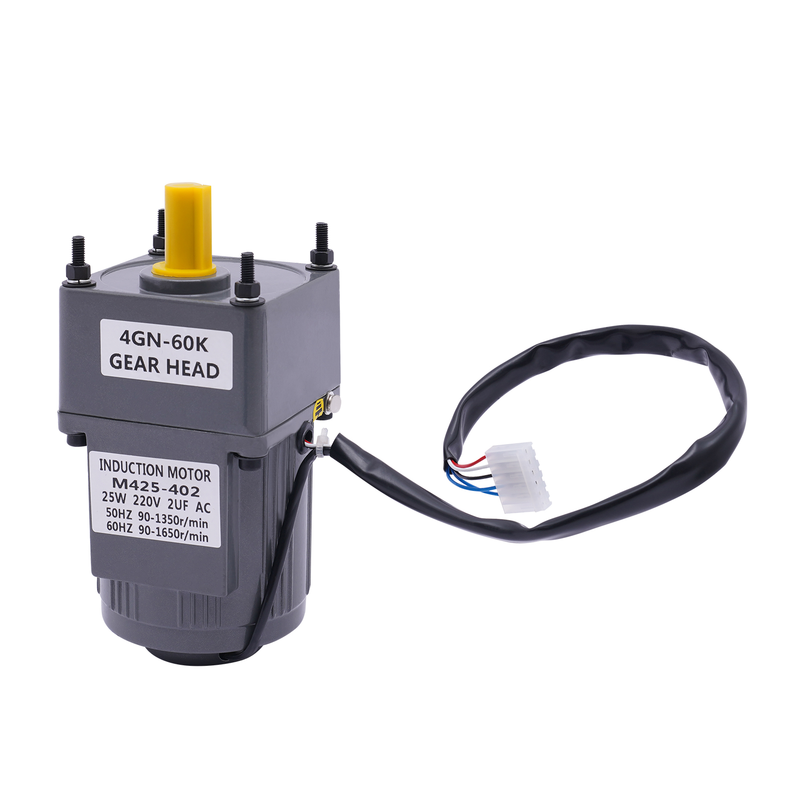 25W Getriebedrehzahlmotor AC-Getriebemotor mit Regler 220V 60K 25W Getriebedrehzahlmotor AC-Getriebemotor mit Regler 220V 60K