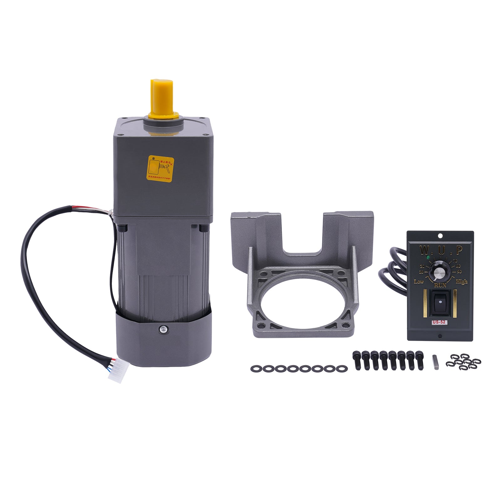 Einphasiger Asynchron-Getriebemotor mit hohem Drehmoment, Untersetzungsgetriebemotor, 400 W, Getriebemotor und Drehzahlregler