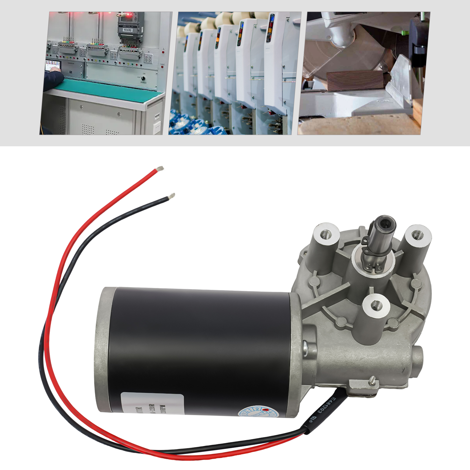 Gleichstrommotor, Gleichstrom-Getriebemotor, elektrischer Getriebemotor, 60 W, 12 V Gleichstrommotor, Gleichstrom-Getriebemotor, elektrischer Getriebemotor, 60 W, 12 V