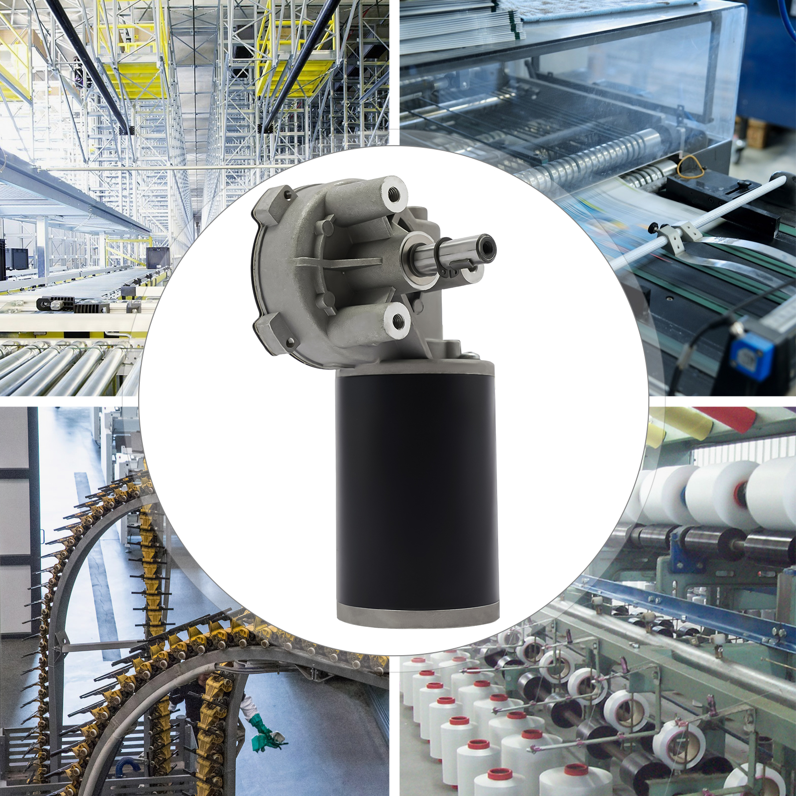 Gleichstrommotor, Gleichstrom-Getriebemotor, elektrischer Getriebemotor 60 W, 220 U/min Gleichstrommotor, Gleichstrom-Getriebemotor, elektrischer Getriebemotor 60 W, 220 U/min