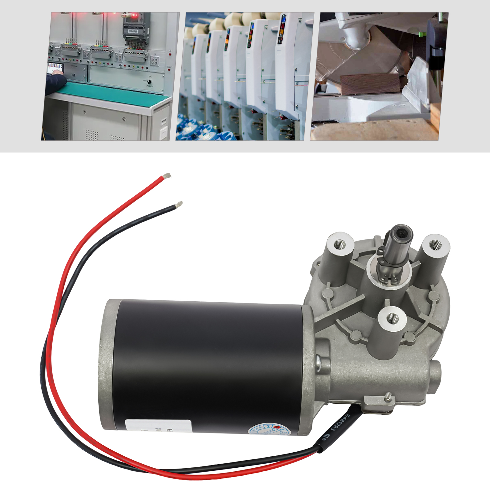 Gleichstrommotor, Gleichstrom-Getriebemotor, elektrischer Getriebemotor 60 W, 220 U/min Gleichstrommotor, Gleichstrom-Getriebemotor, elektrischer Getriebemotor 60 W, 220 U/min
