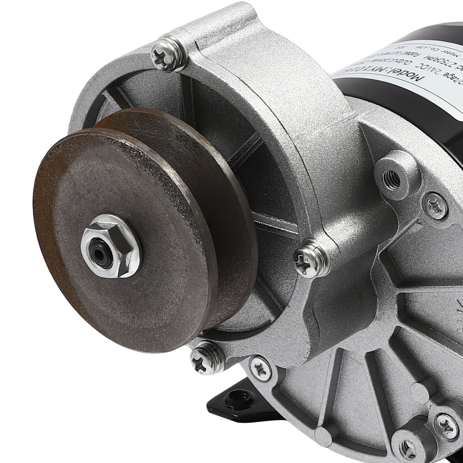 Untersetzungs-Elektromotor, leistungsstarker Elektromotor mit Riemenscheibe, Getriebemotor