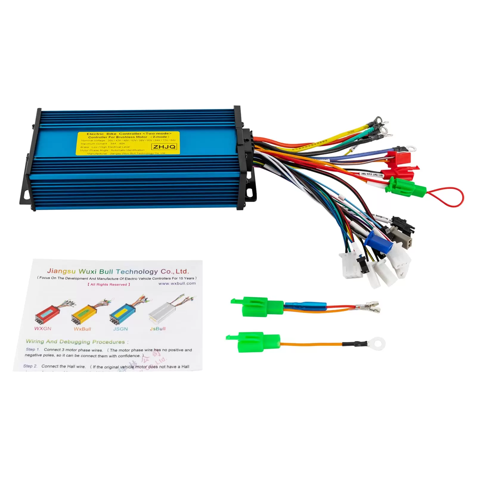 800-1500W Bürstenloser Motor 60V Elektromotor E-Bike DC Controller