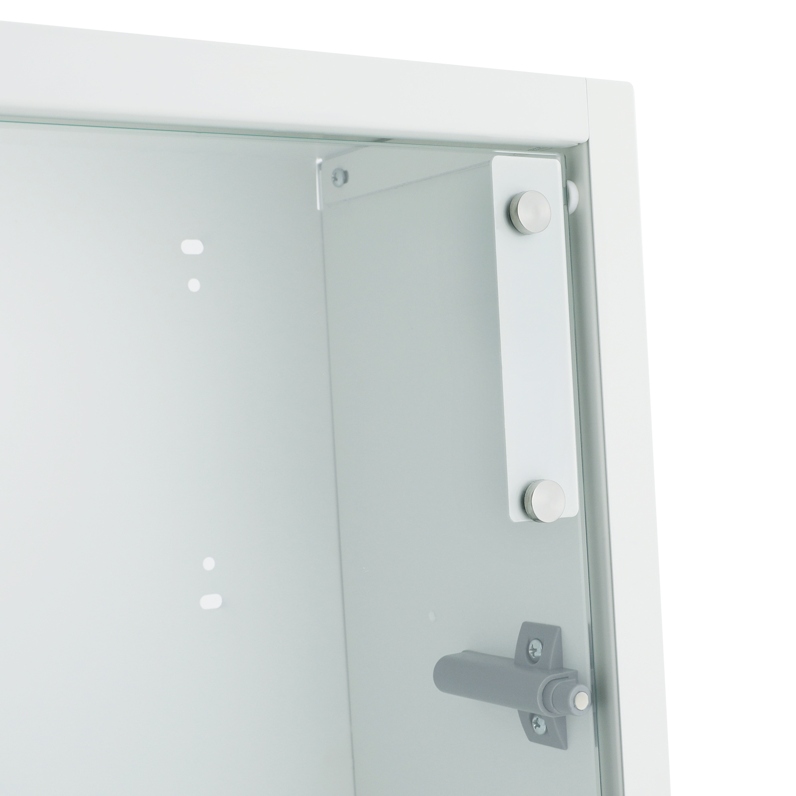 70 x 18 x 30 cm, weißer Multifunktions-Wandschrank mit Klapptür, Wandschrank mit Beleuchtung
