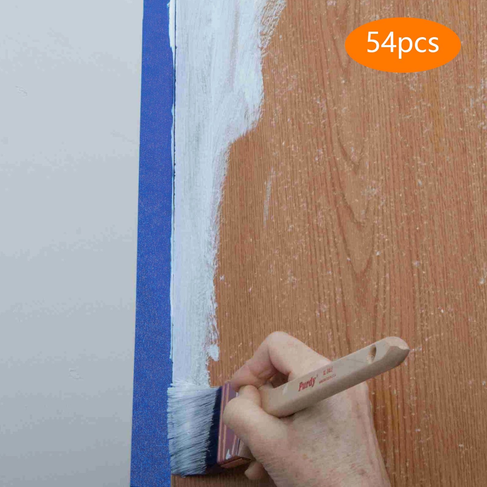 Maler-Kreppband, 54 Rollen, 24 mm x 55 m, blau, Abdeckband Maler-Kreppband, 54 Rollen, 24 mm x 55 m, blau, Abdeckband