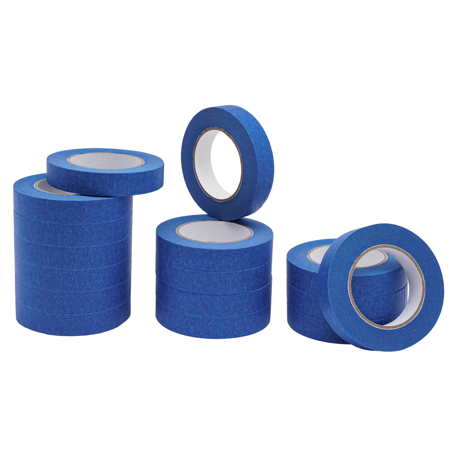 Maler-Kreppband, 54 Rollen, 24 mm x 55 m, blau, Abdeckband Maler-Kreppband, 54 Rollen, 24 mm x 55 m, blau, Abdeckband