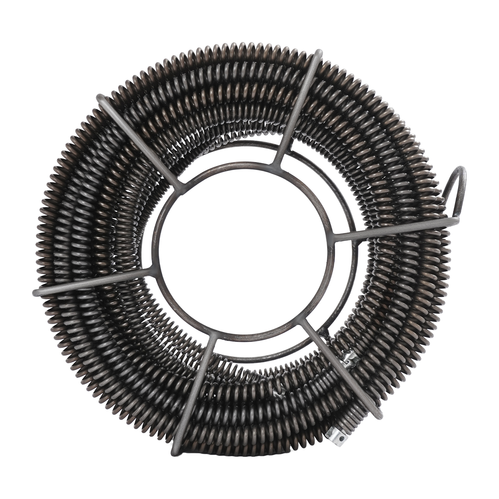 16mm 4 Sections 4.9m + 1 Section 2.5m Spring Spiral Pipe Cleaning Spirals Set, Pipe Cleaning Spirals Set, Pipe Cleaning Spiral