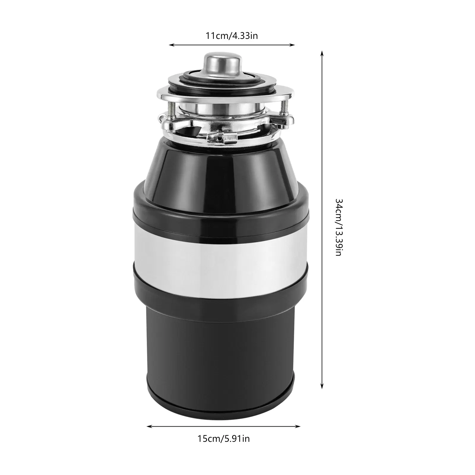 1L 220V 370W Elektrisch Küchenabfallentsorger Müllentsorger 2600RPM Abflusshäcksler Selbstreinigend 1L 220V 370W Elektrisch Küchenabfallentsorger Müllentsorger 2600RPM Abflusshäcksler Selbstreinigend