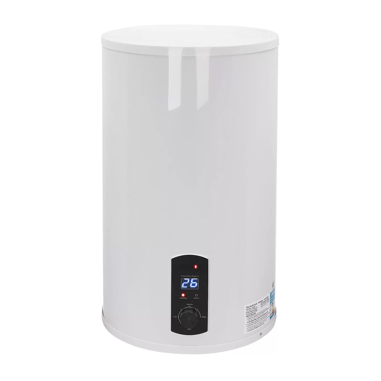 50L/80/100/120L 2KW 220V Elektroboiler Elektrospeicher Warmwasserbreiter mit Handbrause