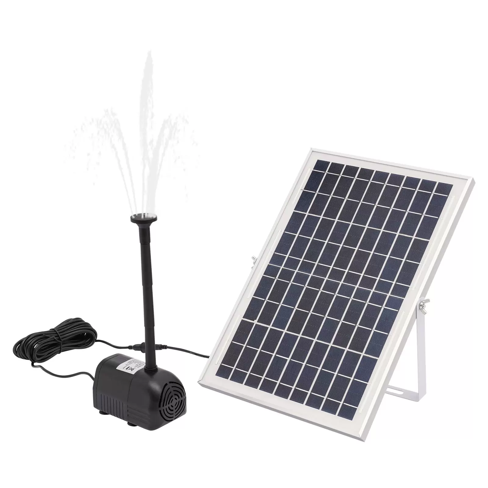 10W Solar Teichpumpe Brunnenpumpe Springbrunnen Gartenbrunnen Wasserspiel Fontäne