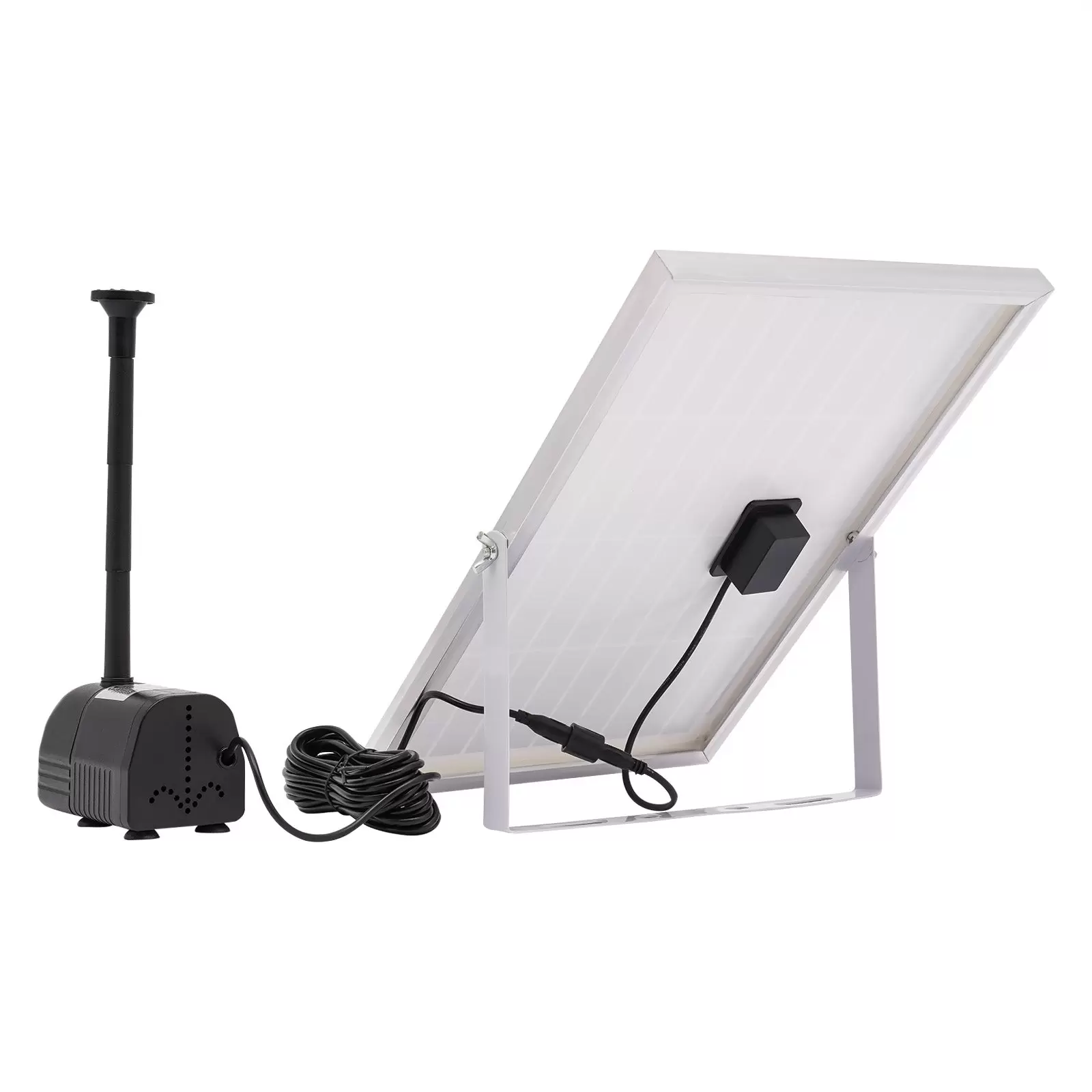 10W Solar Teichpumpe Brunnenpumpe Springbrunnen Gartenbrunnen Wasserspiel Fontäne
