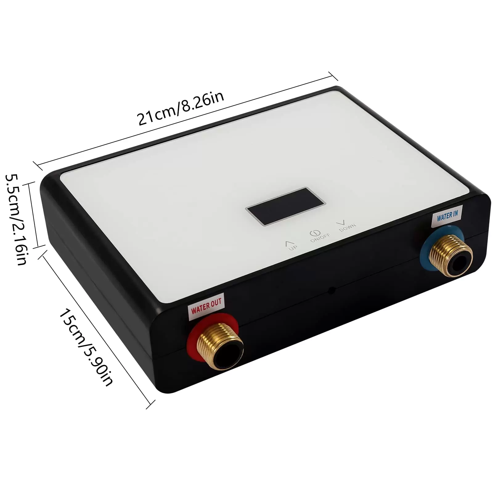 Elektrische Kleine Instantaneous Water Heater 220 V Mini Küche Bad Under-Table Gerätegröße kW: 5.5 kW