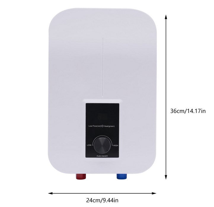 Warmwasserbereiter Heißwasser Heizung Digitalanzeige  Dusche  Mini Küche Instant Warmwasserbereiter 6500 W
