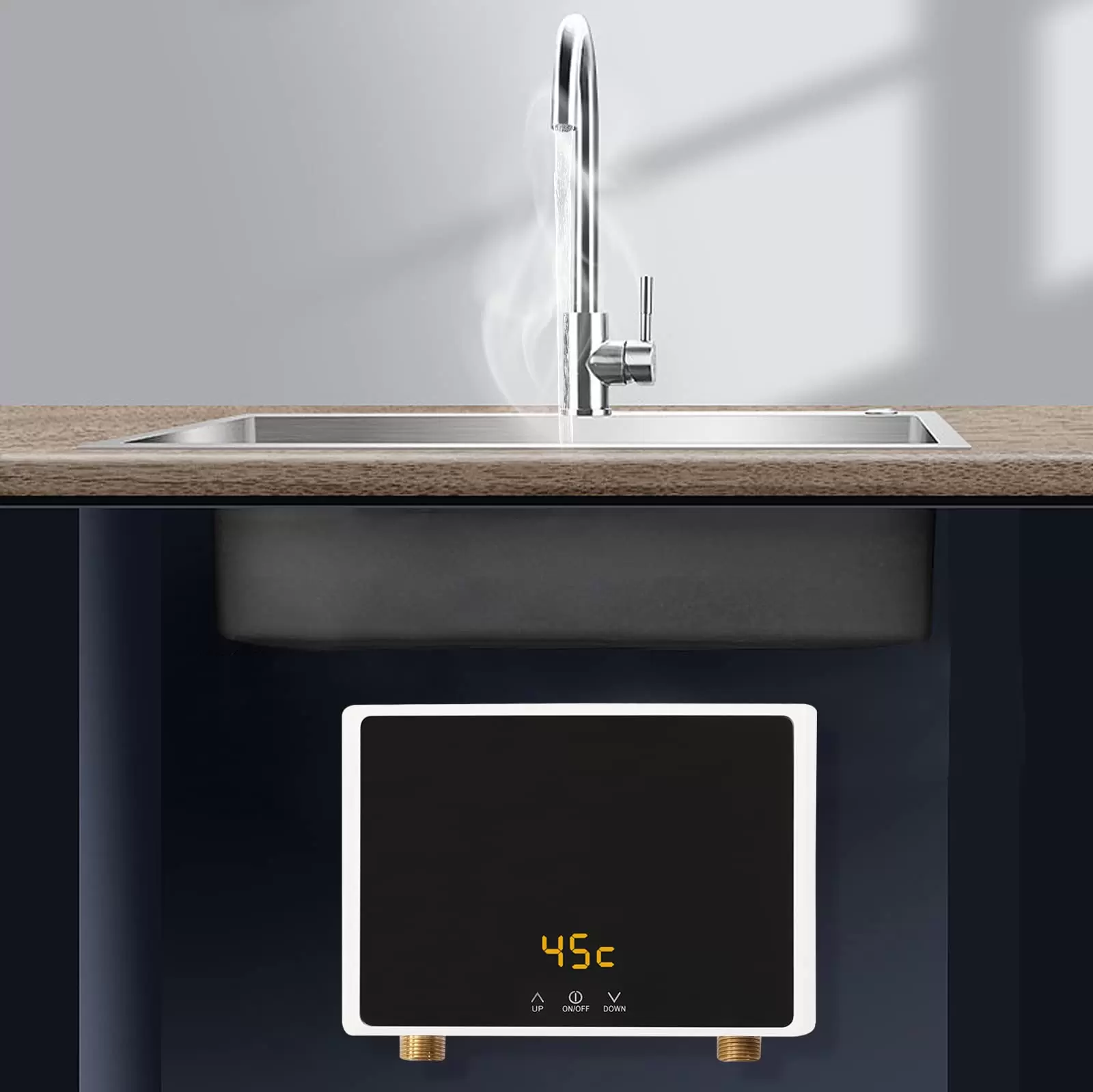 Elektrische Kleine Instantaneous Water Heater 220 V Mini Küche Bad Under-Table Gerätegröße kW: 5.5 kW