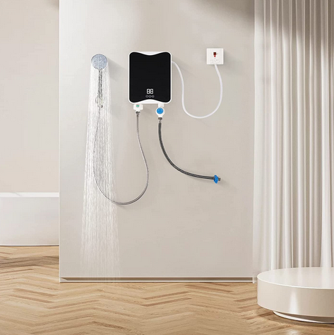 5500W Elektronische Instant Warmwasserbereiter, Mini Instant Warmwasserbereiter 220V Elektrische Durchlauferhitzer