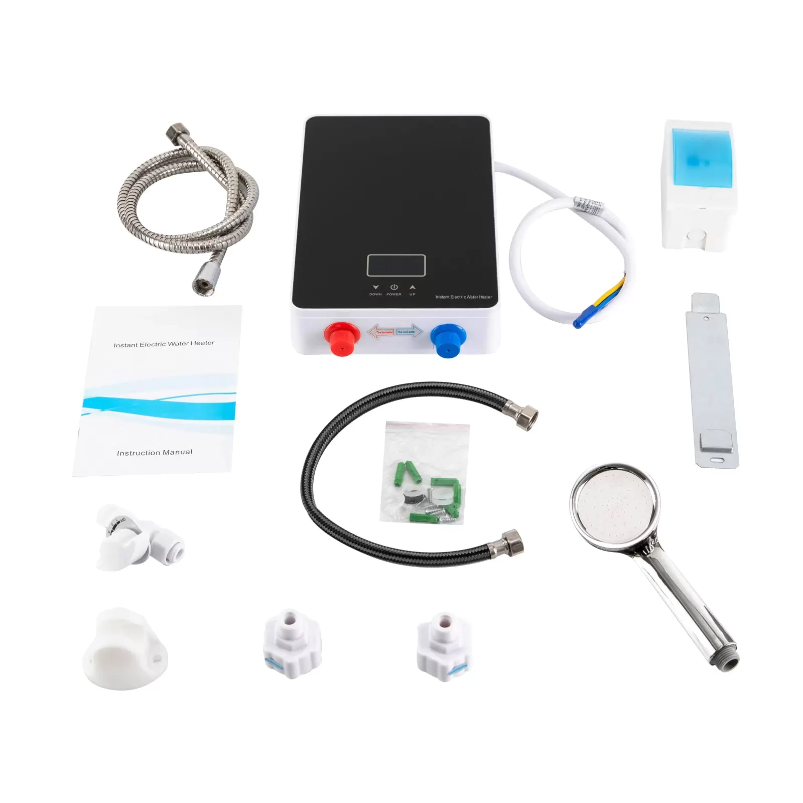 6KW Elektrische Warmwasserbereiter Sofort Heizung Durchlauferhitzer Tankless 6KW Elektrische Warmwasserbereiter Sofort Heizung Durchlauferhitzer Tankless
