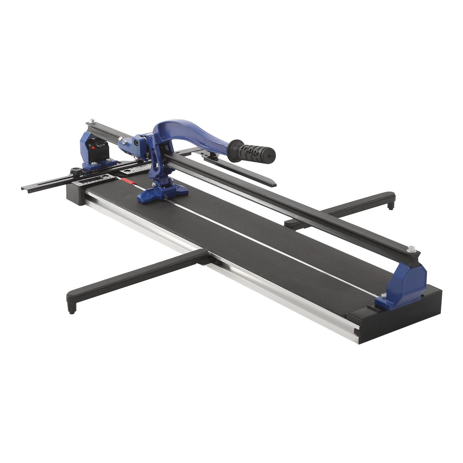 Single track manual tile cutter - tile cutting tool - blue
