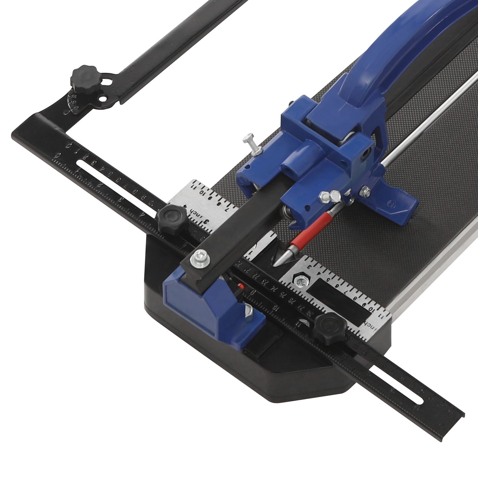 Single track manual tile cutter - tile cutting tool - blue