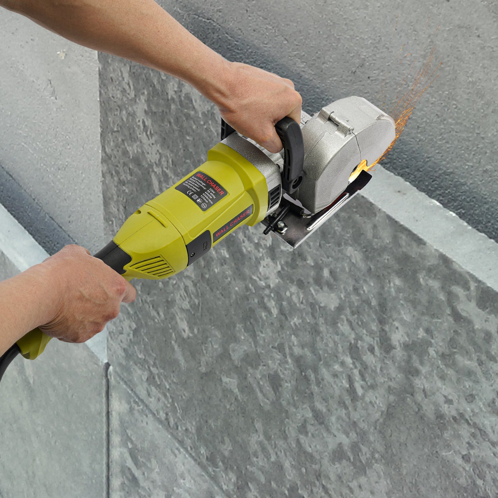 Betonschlitzmaschine, Wandschlitzmaschine, Betonschlitzfräse Betonschlitzmaschine, Wandschlitzmaschine, Betonschlitzfräse
