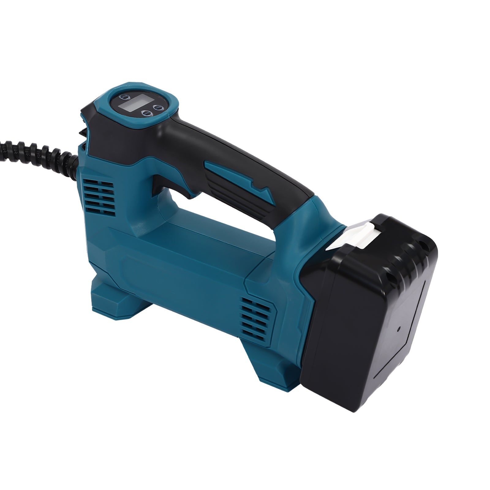 LCD Elektrische Batterie Kompressor Druck Luftpumpe Fahrrad Auto Reifen Druckluft