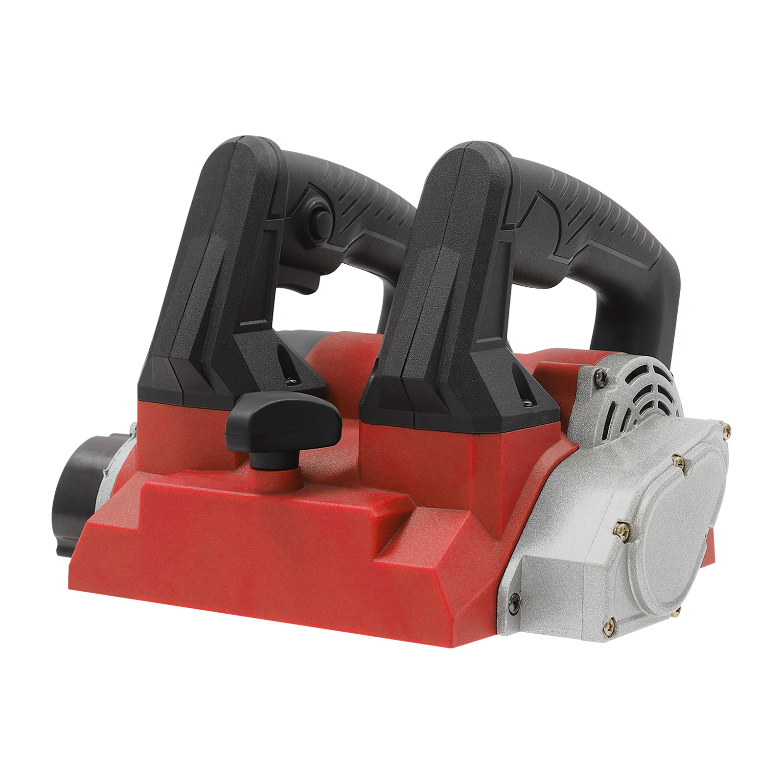 Elektrischer Wandhobel, Handhobel, 1300 W, tragbarer kabelgebundener Walzenhobel, rot Elektrischer Wandhobel, Handhobel, 1300 W, tragbarer kabelgebundener Walzenhobel, rot